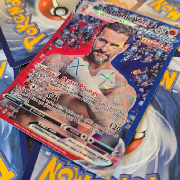 CM Punk Pokemon Card - Picture 3 of 10